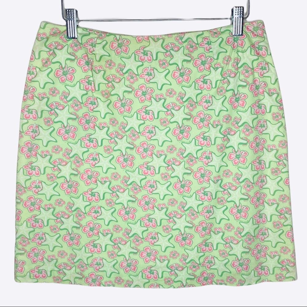 Vineyard Vines Margo Starfish Hibiscus Skirt size 4